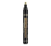 Genérico Chrome Pen - High Gloss Mirror Finish Paint Marker Shiny Chrome Marker Pen Permanent Reflective Gold Silver Effect Paint Pens 2.8mm Medium Tip Waterproof