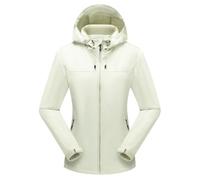 Genérico Chubasquero Deportivo Mujer,Chaqueta Softshell Ligera con Capucha De Color Liso para Mujer Chaqueta para Exteriores con Capucha Desmontable