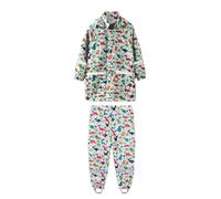 Genérico Chubasquero Impermeable Exterior Infantil con Diseños Animados de Dinosaurios y Mascotas Conjunto de Sudadera con Capucha Pantalones Ropa Abrigo para Niños (Green, 9-10 Years)