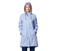Genérico Chubasquero Mujer, Chaqueta Anorak para Mujer Impermeable Largo Cortavientos con Capucha para Exteriores Senderismo Informal Ligera