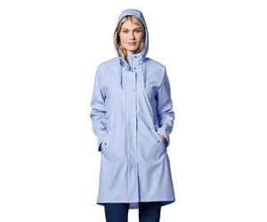 Genérico Chubasquero Mujer, Chaqueta Anorak para Mujer Impermeable Largo Cortavientos con Capucha para Exteriores Senderismo Informal Ligera