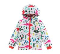 Genérico Chubasquero Niña - Ropa Infantil para Niñas Moda Lindo Estampado De Dibujos Animados Impermeable Resistente Al Viento Y A La Lluvia