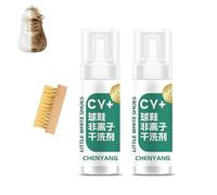 Genérico Chyang Active Foam Sneaker Cleaner Set Rich Foam & Deep Clean No-Rinse Convenience Premature Aging for Shoes (2PCS)