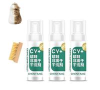 Genérico Chyang Active Foam Sneaker Cleaner Set Rich Foam & Deep Clean No-Rinse Convenience Premature Aging for Shoes (3PCS)