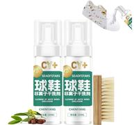Genérico Chyang Active Foam Sneaker Cleaner Set, White Shoes Cleaner, Sneaker Cleaner Foam for Removing Stains and Dirt (2Set)