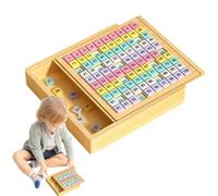 Generico Cientos de recuentos de conteo, tarjeta de conteo matemático - 1-100 números Aprendizaje para el niño - Juego de conteo educativo en edad preescolar para 3+ años