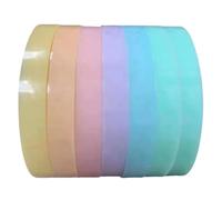 Genérico Cinta Adhesiva de Doble Cara 7 Rollos de Película BOPP para Actividades Divertidas en Familia, Adecuado para Juegos Infantiles y Manualidades Color Aleatorio Varios Estilos