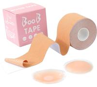 Genérico Cinta Adhesiva Pecho, Push up, Pezoneras Adhesivas, Boob Tape, Sujetador Invisible