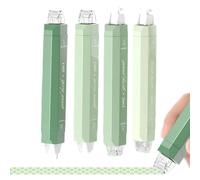 Genérico Cinta adhesiva - Pegamento para álbumes de recortes de 5 pulgadas | Bolígrafo ABS de doble cara, aplicador preciso para papel, cartón, útiles escolares, creación, artesanía, organización DIY