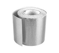 Genérico Cinta De Aluminio - Resistente Alta Temperatura | Cinta Metálica Pesada | Impermeable Para Tubería Escape | Modificación Coche, Cintas Industriales, Papel Aluminio, Protección Motor