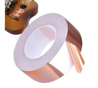 Genérico Cinta de Cobre con Adhesivo Conductor | Lámina de Cobre para Bloqueo,Adhesivo Conductor Para Manualidades - para Home Studio Guitarra Bajo Manualidades Electricas