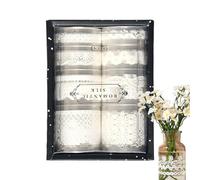 Genérico Cinta de Diseño | Cinta Para Artes Y Manualidades,Bordes de Encaje para Decoración de Paredes Scrapbooking Acentuación de Muebles Proyectos del Hogar Manualidades Envoltura Tarjetas