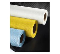 Genérico Cinta de fibra de vidrio for reparación de paneles de yeso, grado industrial, autoadhesiva de alta resistencia for parchear juntas y reparar grietas en paredes.(Yellow)