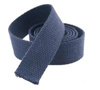 Genérico Cinta de Lona 5 Metros y 25mm, Correas for Bolsa, Nailon, Mochila, flejes, Costura, Accesorios for cinturón para proyectos(Dark Blue)