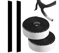 Generico Cinta de manillar para bicicleta - Enrollamiento para manillar - Puños con tapones terminales para recorridos largos fitness uso diario ciudad