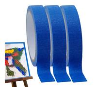 Genérico Cinta de Pintor - 3 Rollos x 20 M Cinta de Pintura Azul,Adhesivo Removible para Manualidades Reformas Hogar Decoración Superficies