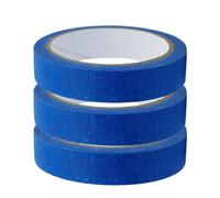 Genérico Cinta de Pintor | 3 Rollos x 20 M Cinta de Pintura Azul | Para Pintura Manualidades Decoración Paredes Muebles Hogar Aula Cocina Automóvil