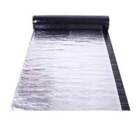 Genérico Cinta de Selladora de Aluminio Impermeable para Tejado, Tela Asfaltica Autoadhesiva, Banda de Butilo de Reparación para Piscinas Tuberías(60x200cm)