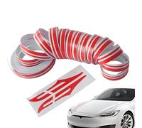 Genérico Cinta Decorativa Coche 32ft, Adhesivo Carrocería, Instalación Sencilla Capó, Laterales, Salpicadero, Motos, Barcos O Cascos, Acabado Elegante Y Duradero