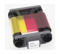 Genérico Cinta for Impresora de Tarjetas de identificación CBGR0100C, Cinta de Color YMCKO, 100 Impresiones compatibles con Badgy100 Badgy200
