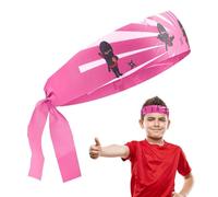 Genérico Cinta Ninja Karate - 92x5cm Niños Cabello | Accesorio Disfraz Poliéster Ligero | Fiesta Cumpleaños Escuela Cosplay