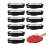 Genérico Cinta para Borde de Tenis de Mesa, Pack de 10 Cintas para Bordes de Paletas de Pong, Accesorios Deportivos con Adhesivo Resistente para Partidos y Competiciones Regulares