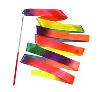 Genérico Cintas De Baile - Suministros De Entrenamiento De Baile De Color Gradiente, Paquete De 4 | Cinta De Gimnasia Rítmica Streamer para Clases De Música De Edad Preescolar, S