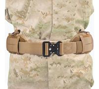 Generico Cinturón de cintura: cinturón táctico, ajustable para ropa de trabajo, portaherramientas multibolsillos, accesorio para resistente | para agentes de policía Guardias Militares Staff de