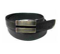 Genérico Cinturón de Hombre en Piel con Cierre Automático EMILIO FARAONI Mod 198/35 (115, Negro)