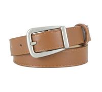 Genérico Cinturón de piel Mujer cinto de cuero genuino Moda y Versátil complementos elastico reversible accessories Adecuado para Todas las Ocasiones Belt (Khaki, One Size)