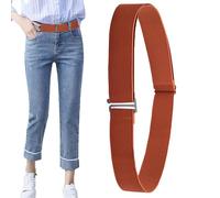 Genérico Cinturón elástico para mujer,Cinturón elástico fino y ligero | Cinturón invisible con buena elasticidad, regalo para mujer, madre, novia