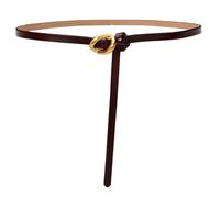 Genérico Cinturón para mujer, cinturilla autoanudada adelgazante Simple para vestido, abrigo, flaco decorativo para citas, cintura Vintage para vestido