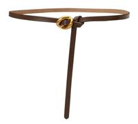 Genérico Cinturón para mujer, cinturilla autoanudada adelgazante Simple para vestido, abrigo, flaco decorativo para citas, cintura Vintage para vestido