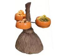 Genérico Ciotole di in Resina - Supporto Creativo con Porta scopa per esposizione Caramelle e, accessorio Decorativo | Halloween per insalata, Postre, dolci, e forniture per FES