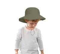 Genérico Circunferencia de la Cabeza Sombrero para el Sol para niños Sombrero de Lavabo al Aire Libre para bebé Sombrero de Playa Sombrero de Pescador (Army Green, 2-6 Years)