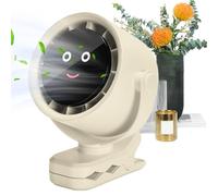 Genérico Clamp on Fan, Cooling Appliance, 5.83x3.15x6.81 inches Rechargeable Portable Travel Breeze Solution USB, Quiet Personal fan for Bedside Nursery Desk, Boating Stroller, Home