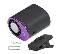 Genérico Clamp On Fan For Car - 360° Rotatable Clip Fan | Rechargeable USB Cooling Fans With LED Display | Portable Adjustable Speed Desk Fans | For Travel Camping Golf Beach Office Home Outdoor Use