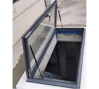 Genérico Claraboya de Techo Personalizable con Vidrio Templado, Cubierta Universal sellada para protección contra la Lluvia, Tapa Grande y pequeña para ático/solárium (85 x 45 cm/33,5 x 17,