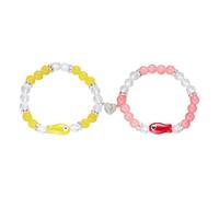 Genérico clásico pulsera para hombre amado pulseras pulsera clásicas pulsera pulseras Friend Matching pulsera parejas joyas para hombres mm perlas pulsera frases joyas, talla única, Plástico, No es