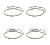 Genérico Clásico Pulsera Para Perlas Pulsera Clásica Pulseras Para Hombres Mujeres Frases Rodonita Anillos, One Size*4, Nankan Wire, No es una piedra preciosa