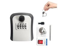 Genérico Clave de Pared Segura montada en la Pared, Caja de Bloqueo antirrobo de Llave al Aire Libre | La Caja de Seguridad Impermeable y de Seguridad | Gabinete de Bloqueo de Llaves para Llaves