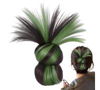 Genérico Claw Clip Short Ponytail Hair Extension | Clip On Buns for Women | Synthetic Feathered Wig for Quick Styling Daily Wear Festival