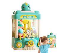 Genérico Claw Machine, 7.48x7.09x12.6 Inches LED Light Candy Vending Grabber - Mini Vending Machine For Kids, Electronic Game, Prize Dispenser Toys For Ages 3+ Kids