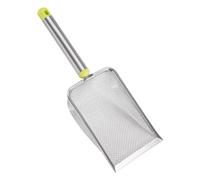 Genérico Cleaning Tool Sand Scoop, Ergonomic Deep Shovel with Comfortable Handle, Heavy-Duty Stainless Steel Pooper Scooper for Cats, Pet Waste Removal, and Litter Box Maintenance
