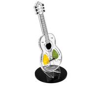 Genérico Clear Acrylic Guitar Pick Display Case | Dust-Proof Wall-Mountable Plectrum Organizer | 3-Piece Capacity Transparent Storage Box | Musician's Collector Showcase Holder