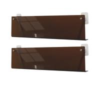 Genérico Clear Acrylic Shelf - Record Holder for Room Storage | Wall Mounted Rack with No Punching Design, Multi Functional Album Organizer, Compact Lightweight Shelf for Living Room, Bedroom