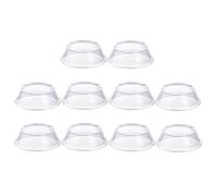 Generico Clear Ball Stand, 10X Golf Ball Storage Rack, Round Baseball Stands, Sphere Display, Marble Collection Display Stands, Acrylic Transparent Holder for Home, Offices, and Collector Showcase