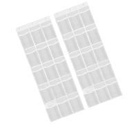 Genérico Clear Cell Phone Organization Pouch with Hooks - Classroom Phone Holder,for Smartphone Calculator Earphone Card