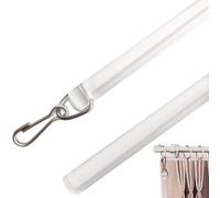 Genérico Clear Curtains Rod - Versátil Reutilizable Practical Closer