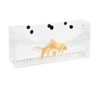 Genérico Clear Fish Bags, Outdoor Lure Bag, 10.24x4.53x2.56in Convenient Design, Lightweight Clear UV Scale, Folding Observation Pack for Women & Men Outdoor Fishing